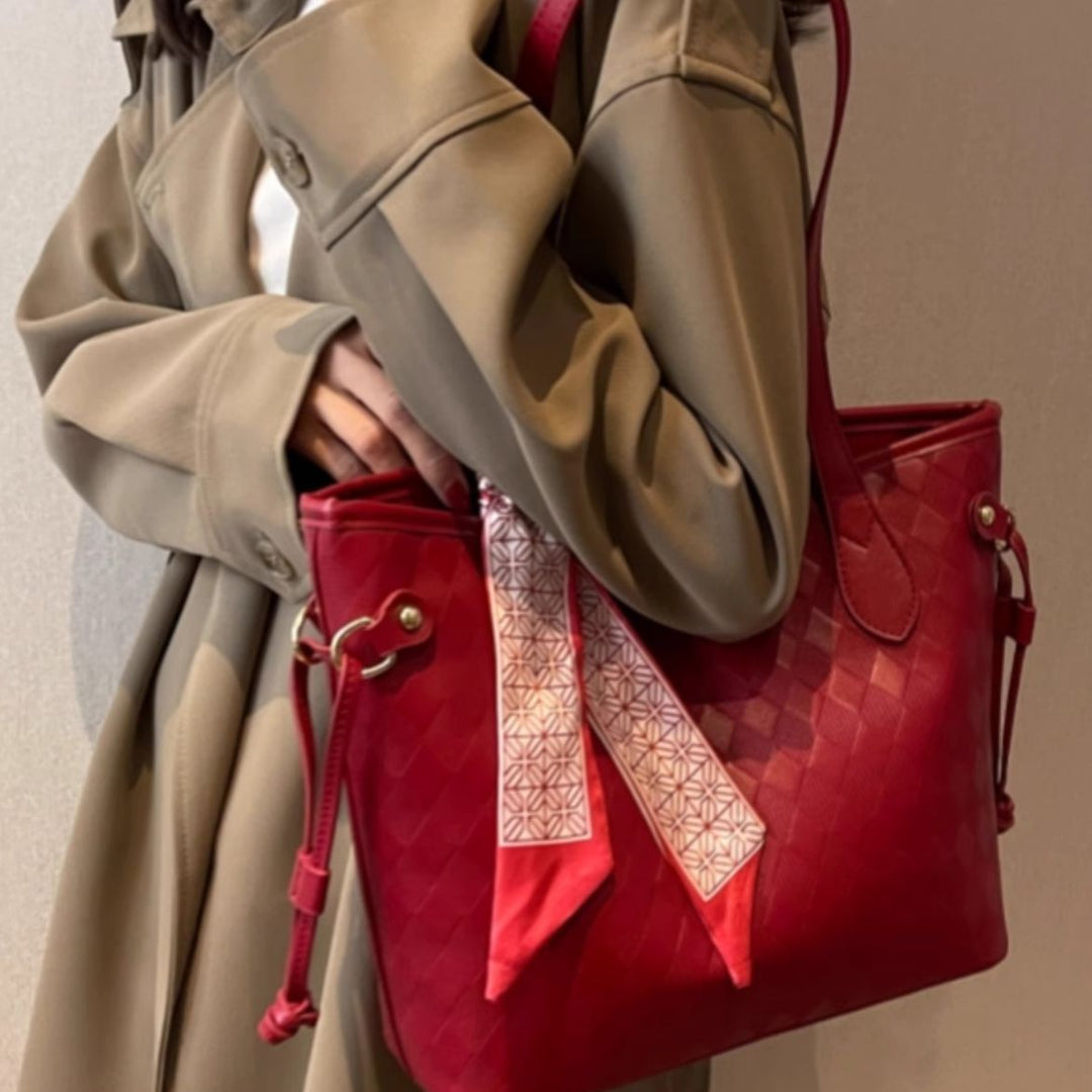 Elegant Woven Tote Bag Bowlift