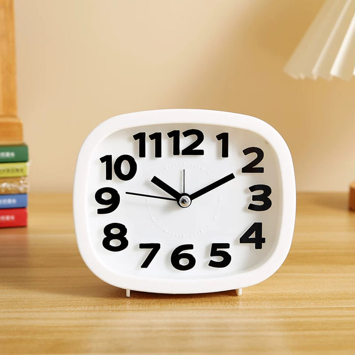 Elegant Table Clock in Modern Minimalism Design Bowlift