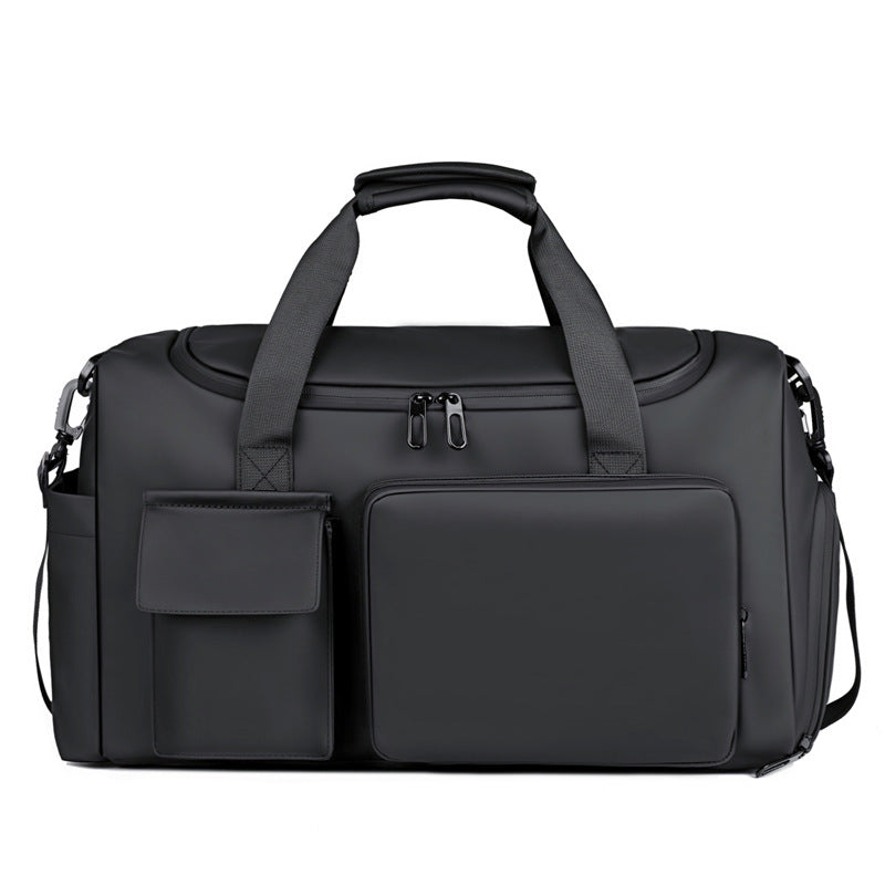 Men's Multifunctional Sports Travel Bag with Innovative Compartment Structure Bowlift