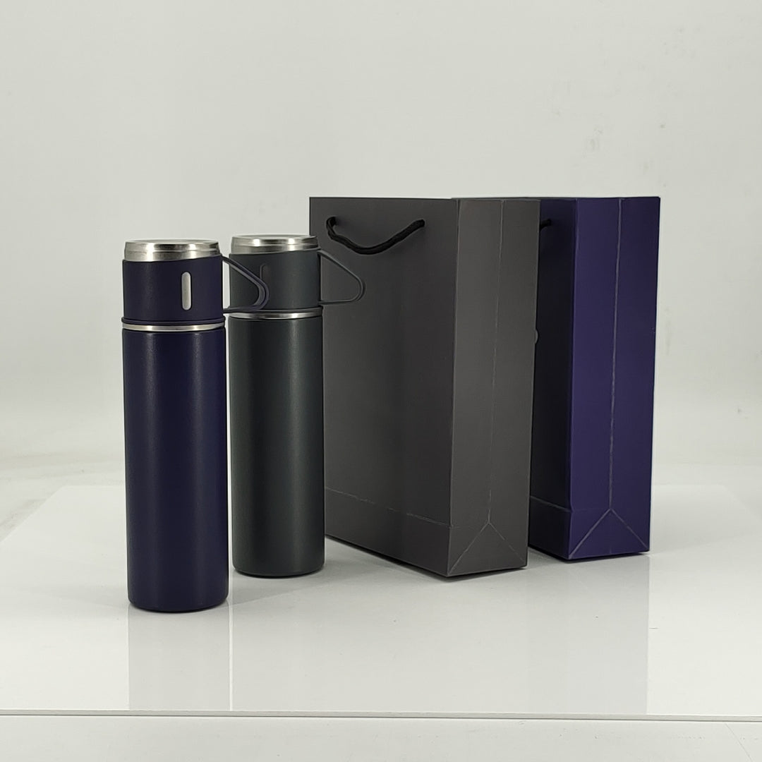 Ladies insulated bottle with integrated cups Bowlift