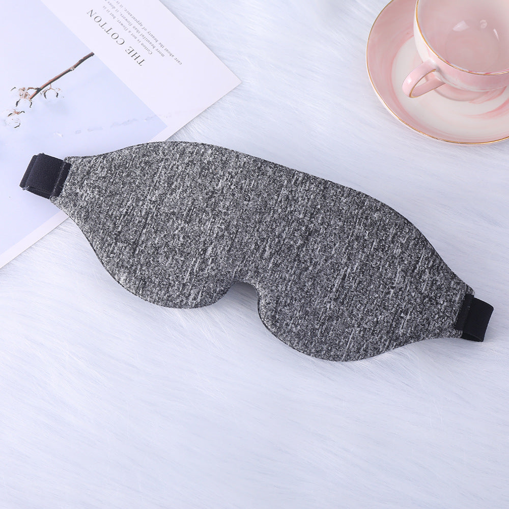 Unisex nan ergonomic 3D sleep mask with contoured eye cavities and adjustable comfort band Bowlift