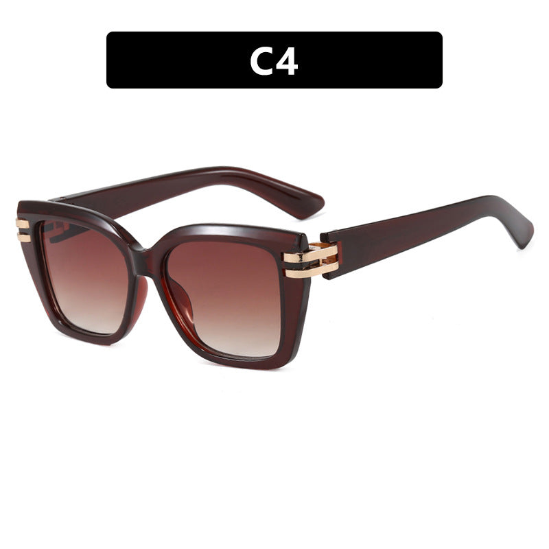 Women stylish oversized sunglasses with luxurious details Bowlift