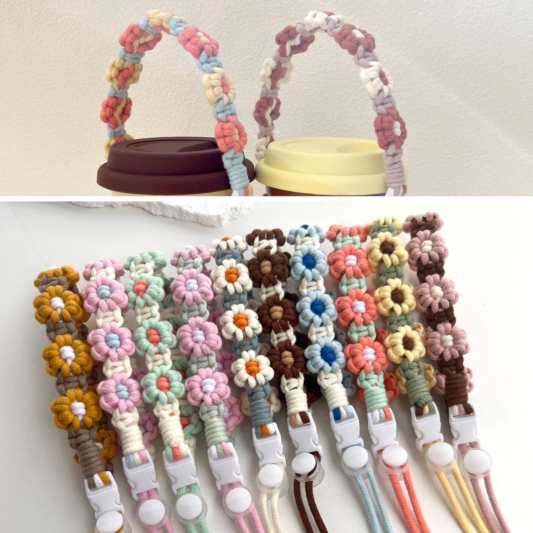 Decorative Flower Macrame Eyewear Holder Bowlift