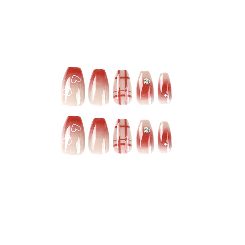 Elegant Nail Art with Glitter Accents Bowlift