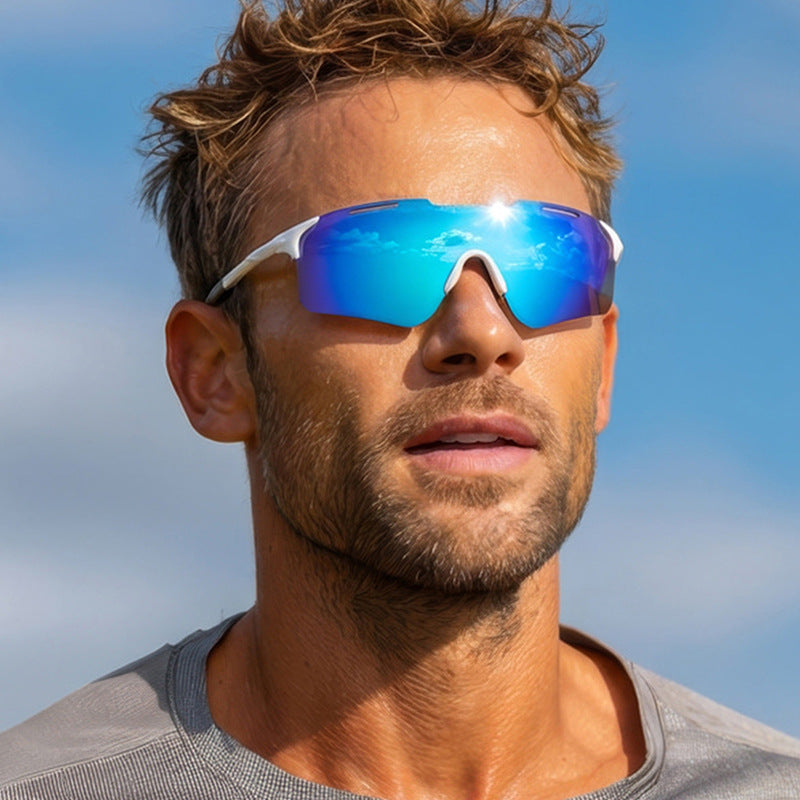 Men's Sporty Shield Sunglasses Bowlift
