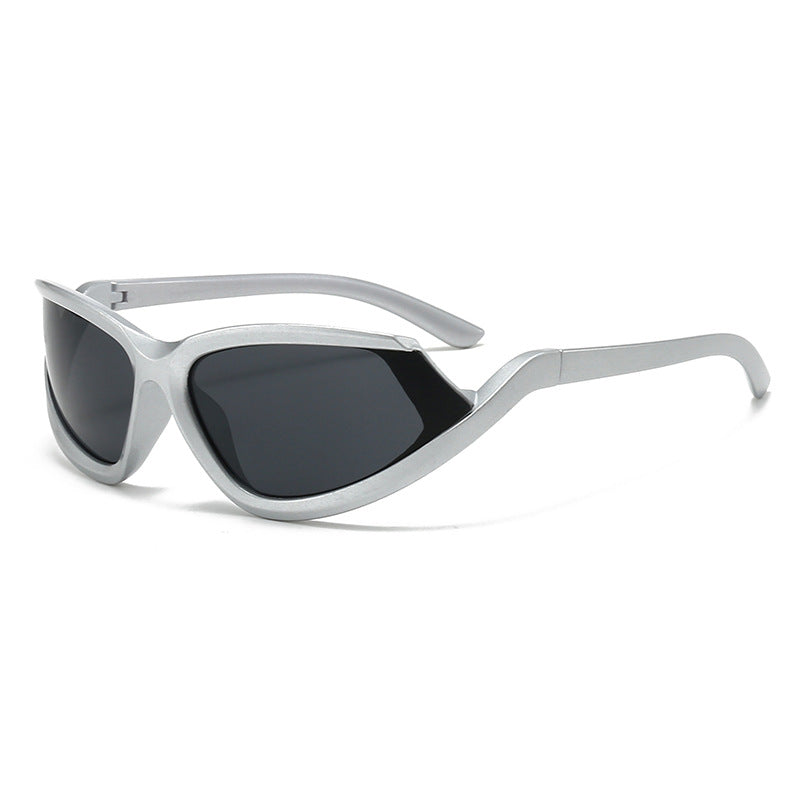 Women futuristic sunglasses with aerodynamic design Bowlift