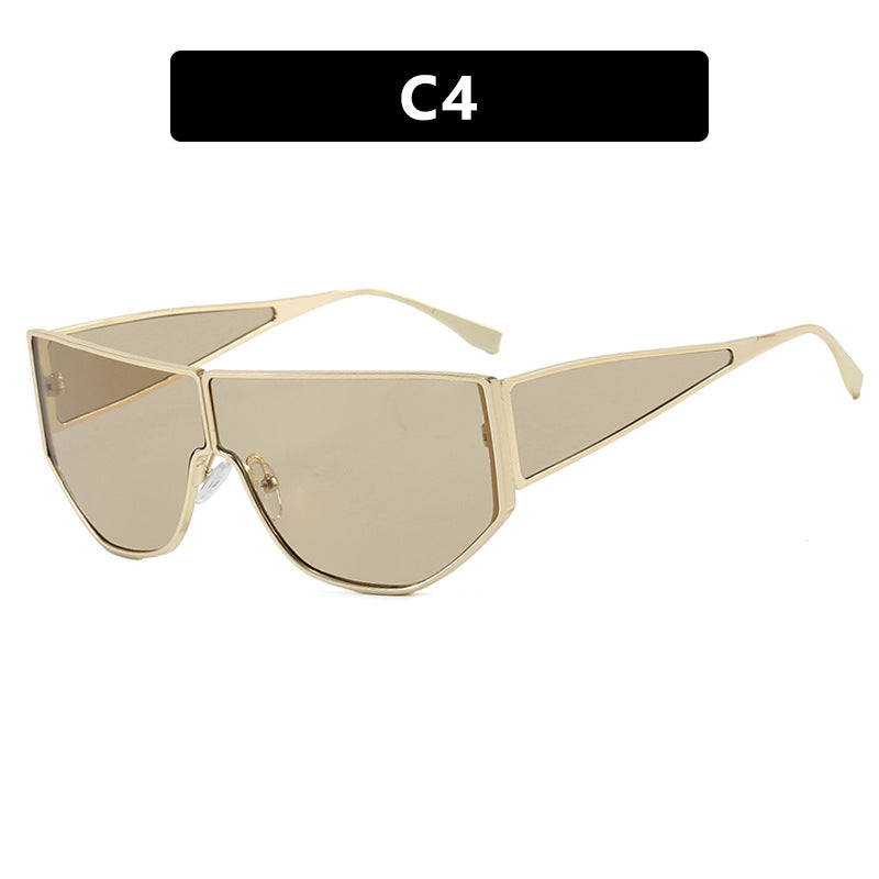 Women's trendy oversized sunglasses with distinctive geometric design Bowlift