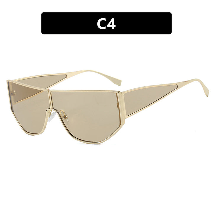 Women's trendy oversized sunglasses with distinctive geometric design Bowlift