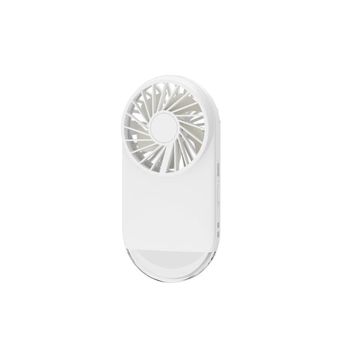Unisex Rechargeable Handheld Cooling Fan with LED Light Bowlift