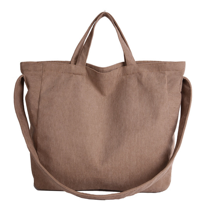 WoSoft Corduroy Tote Bag Bowlift