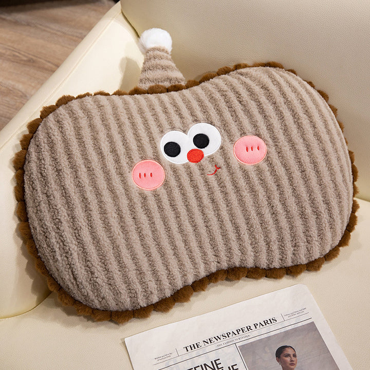 Cozy Animal-Friendly Plush Pillow Bowlift