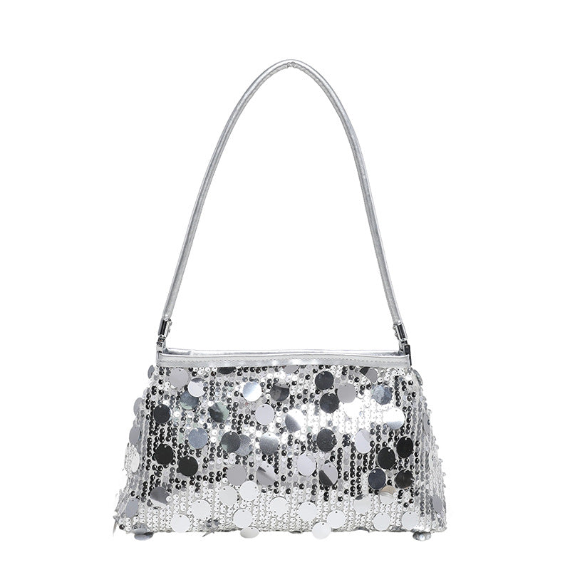 WoGlamorous Sequin Evening Shoulder Bag Bowlift