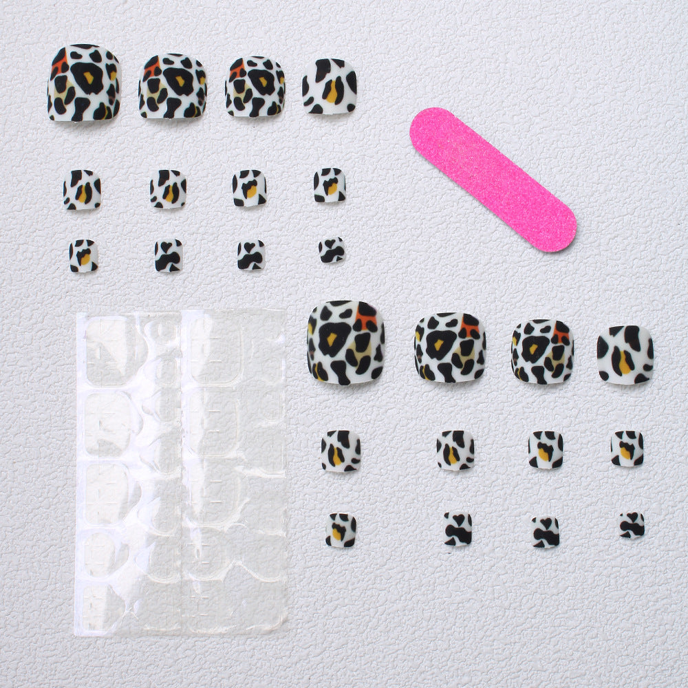 Playful Leopard Print Press-On Nails Bowlift