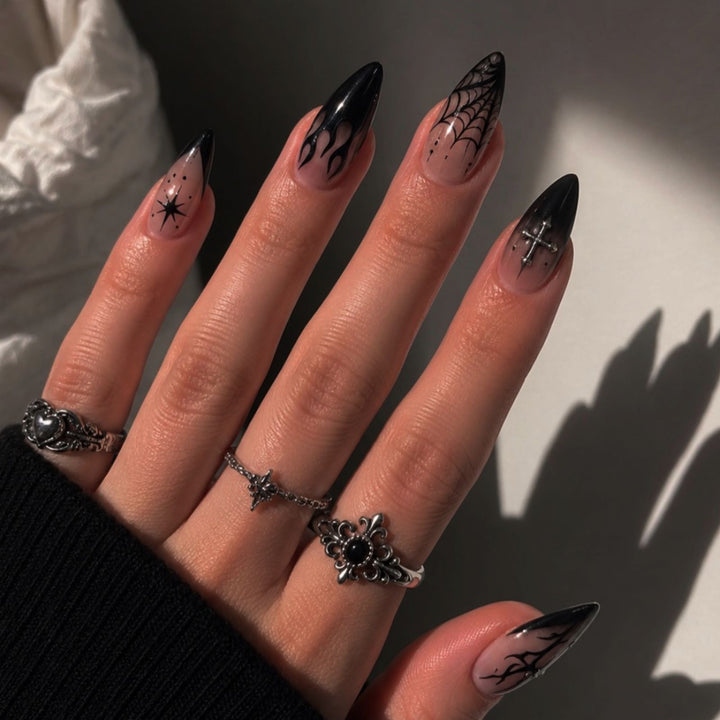 Creative Gothic Art Nail Set Bowlift