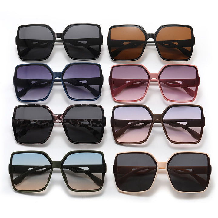 Ladies Oversized Sunglasses with striking angular design Bowlift