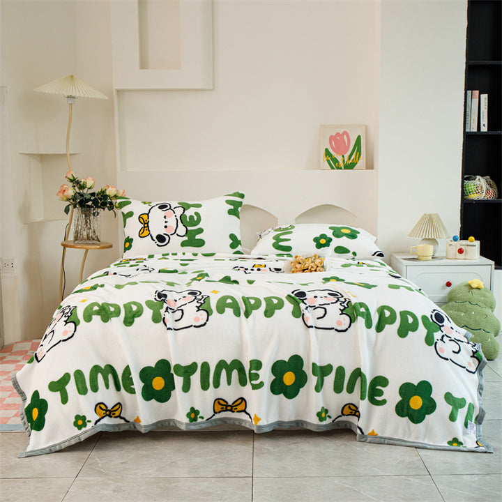Women Patterned Blanket made of Soft Cotton Bowlift