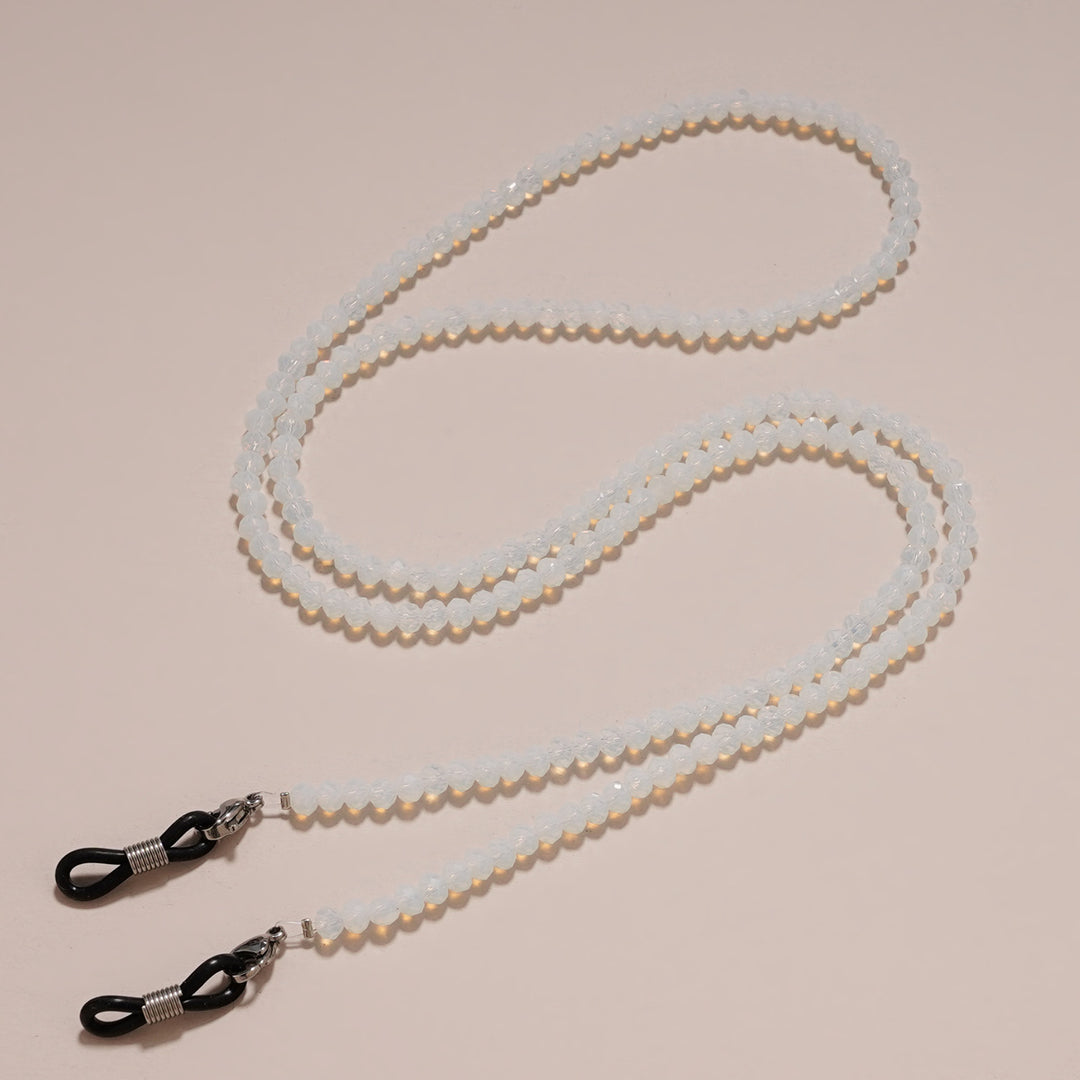 Gemstone-Accented Eyewear Chain Bowlift