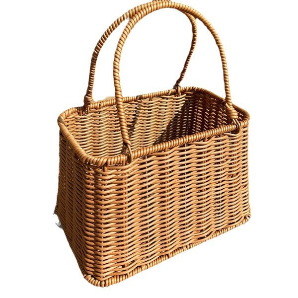 Eco-Friendly Storage Woven Basket Bowlift