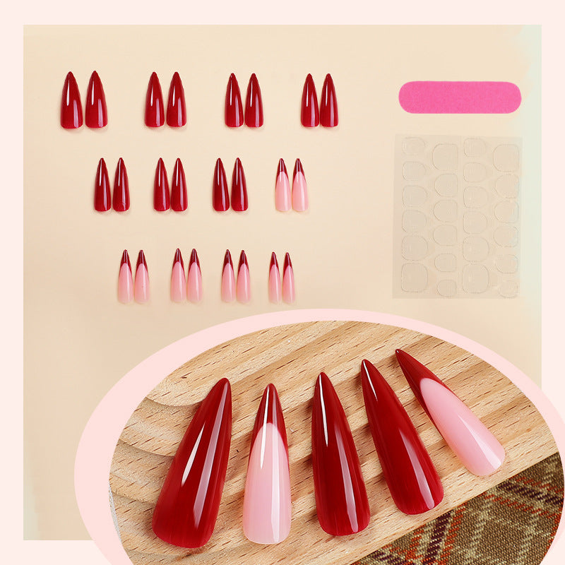 Creative nail set with elegant gradient Bowlift