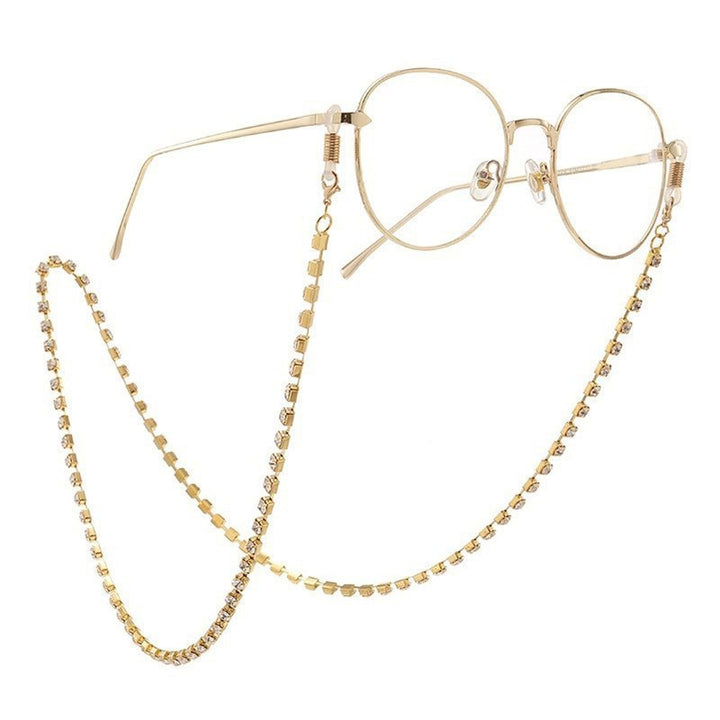 Sparkling Rhinestone Eyewear Chain Bowlift