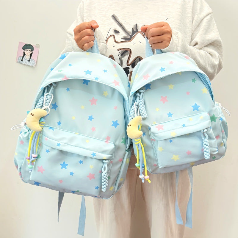 Cute Star-Patterned Backpack