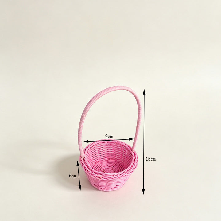 Decorative Miniature Woven Basket Bowlift