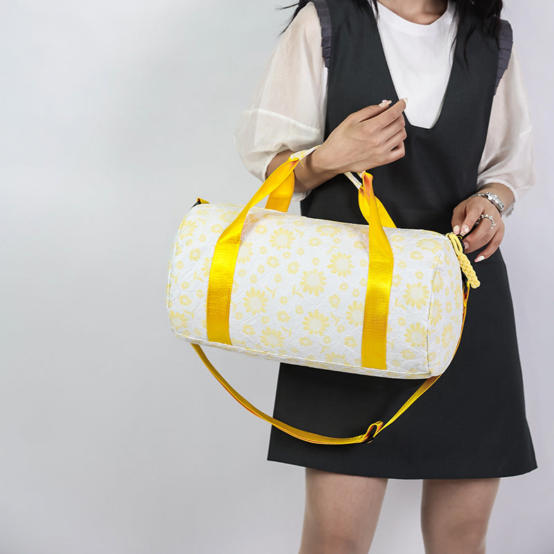 Floral Print Weekend Travel Duffle Bag Bowlift