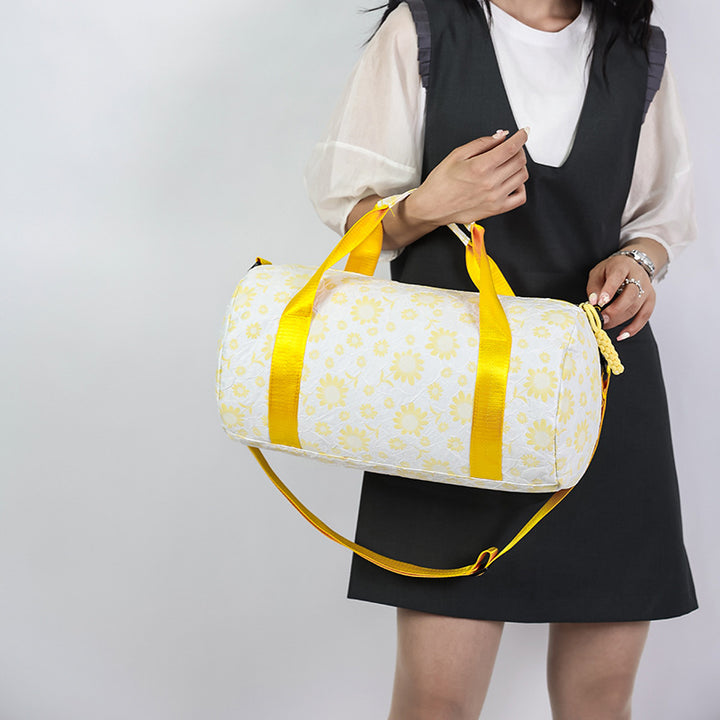 Floral Print Weekend Travel Duffle Bag Bowlift