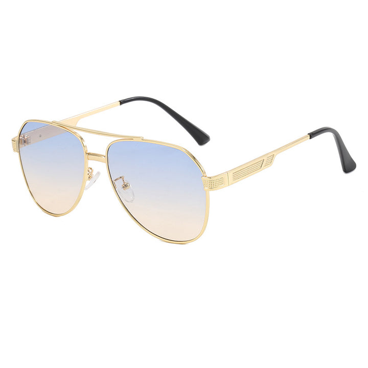 Ladies elegant aviator sunglasses with sturdy metal frame and UV protection Bowlift