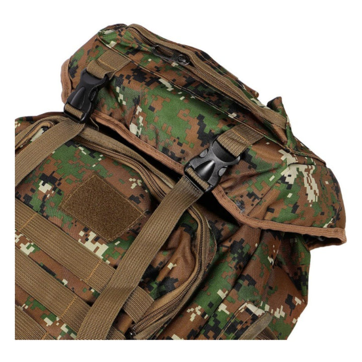 Tactical backpack with modular compartments and breathable back Bowlift