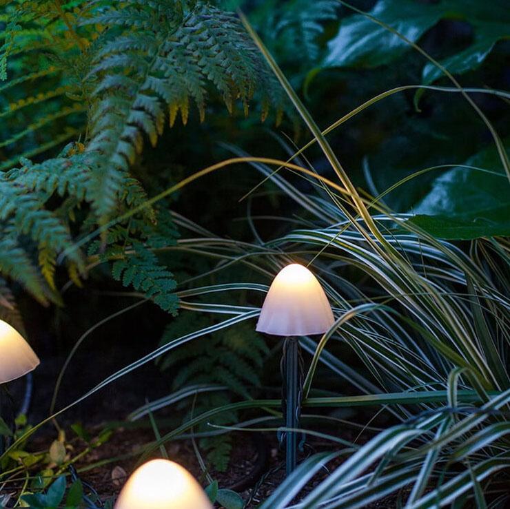 BowLift | Outdoor Solar LED Mushroom Lights Patio String Lights