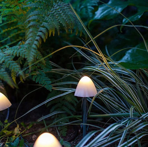 BowLift | Outdoor Solar LED Mushroom Lights Patio String Lights