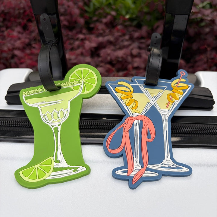 Martini-Themed Luggage Tag Bowlift
