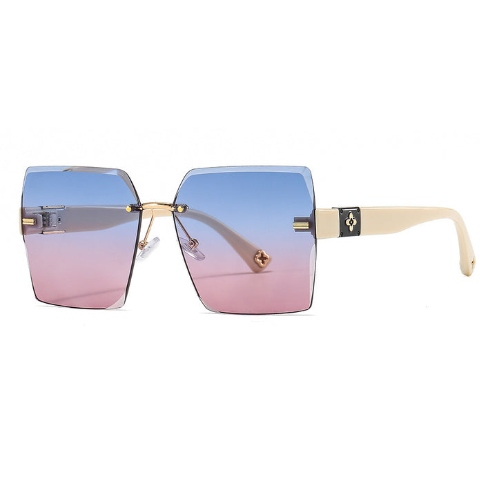 Women's Designer Sunglasses with Eye-Catching Geometric Frame Bowlift