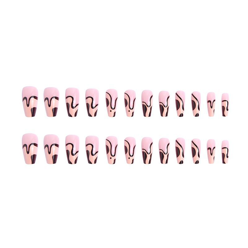 Nail set with elegant curved design Bowlift
