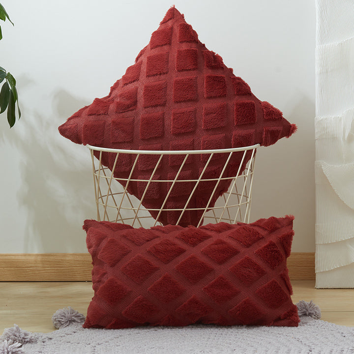 Soft Textured Throw Pillow
