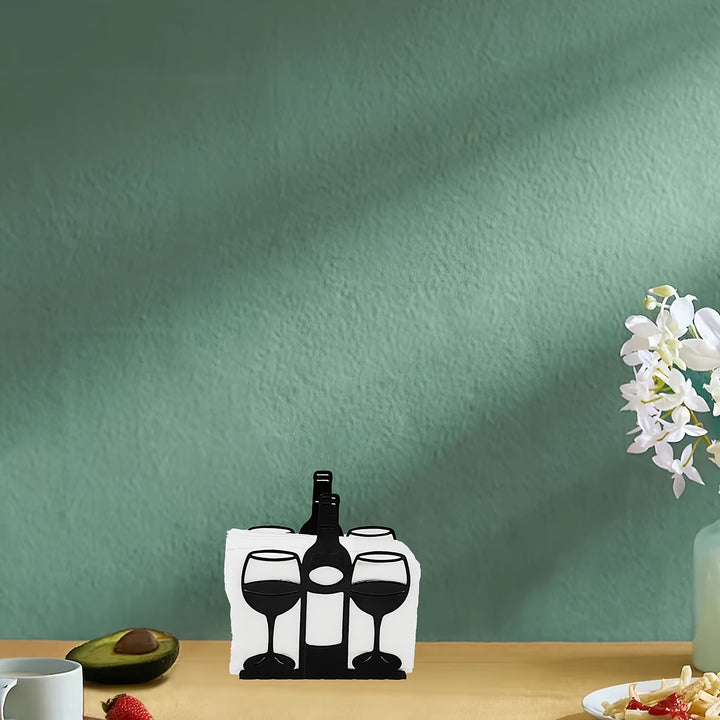 Decorative Wine Glass and Bottle Holder