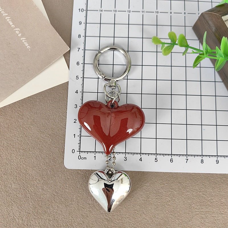Keychain with bow and heart motif Bowlift