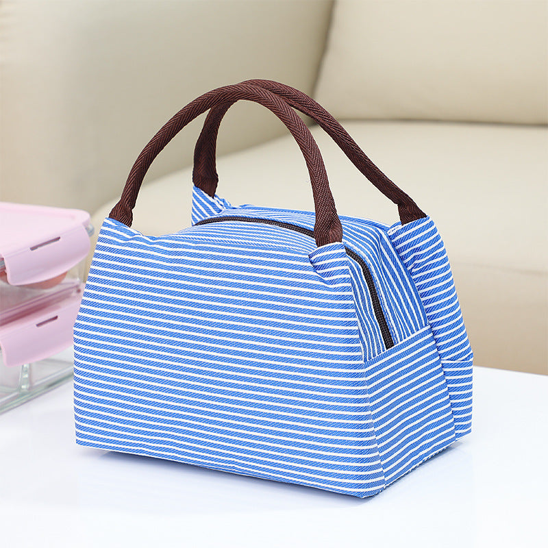 Insulated Striped Lunch Bag Bowlift
