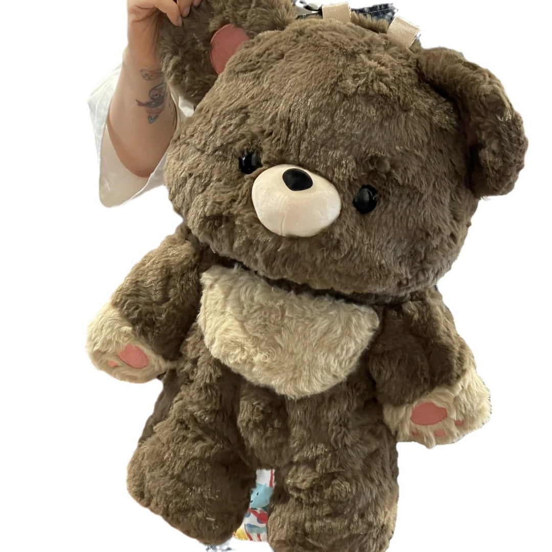 Plush Bear Backpack with Child-Friendly Design Bowlift