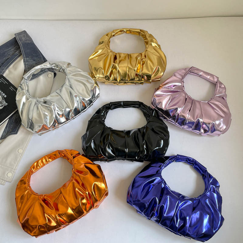 WoMetallic Fashion Handbag Bowlift