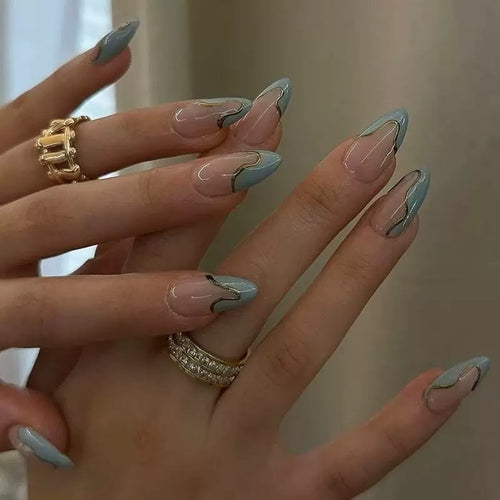 Elegant artificial nail tips with stylish design Bowlift