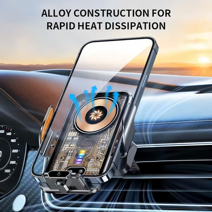 Unisex Smartphone Holder with innovative wireless charging technology Bowlift