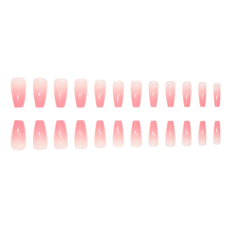 Long Acrylic Ombre Press-On Nails Bowlift