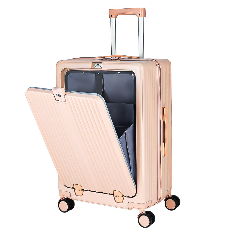 Sleek Hard-Shell Rolling Suitcase