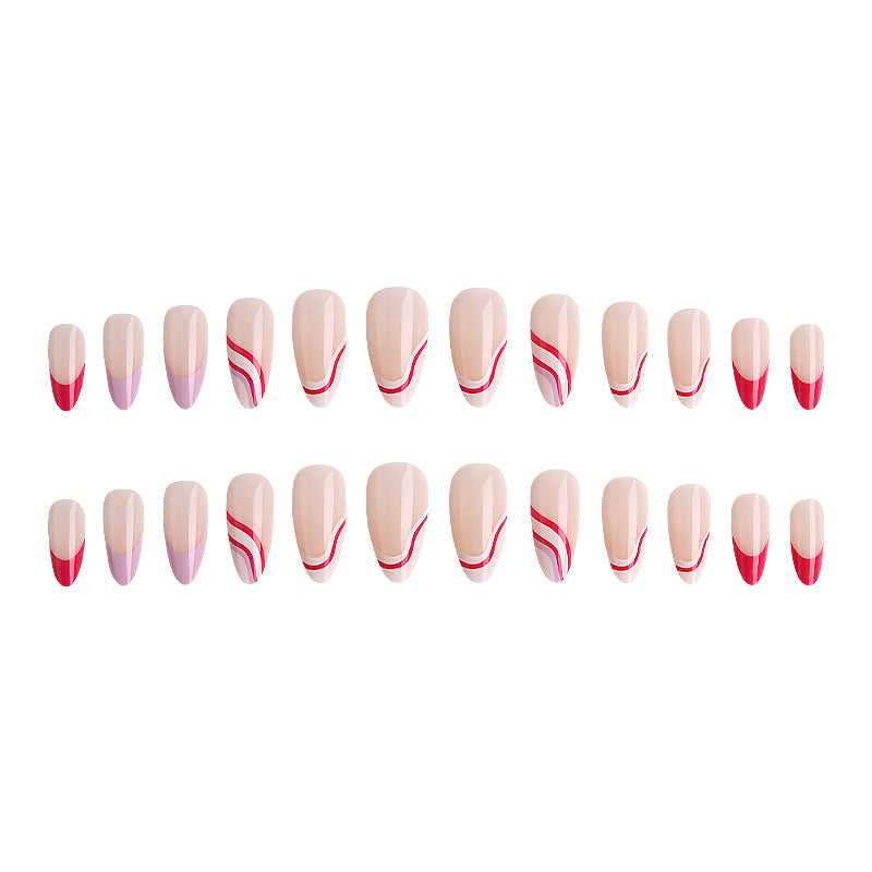 Creative Nail Tips with Gradient Bowlift