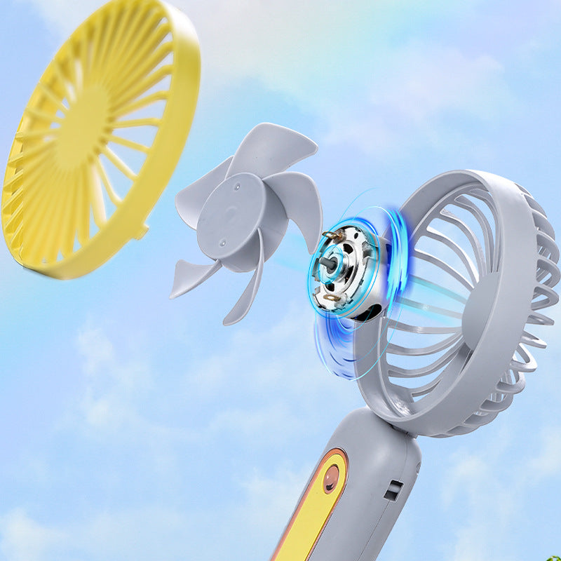 Ladies portable hand fan with powerful battery technology Bowlift