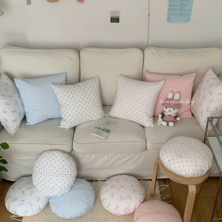 Soft Cotton Square Throw Pillow