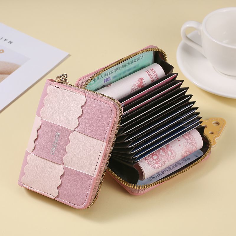 Chic Textured Zip Wallet Bowlift