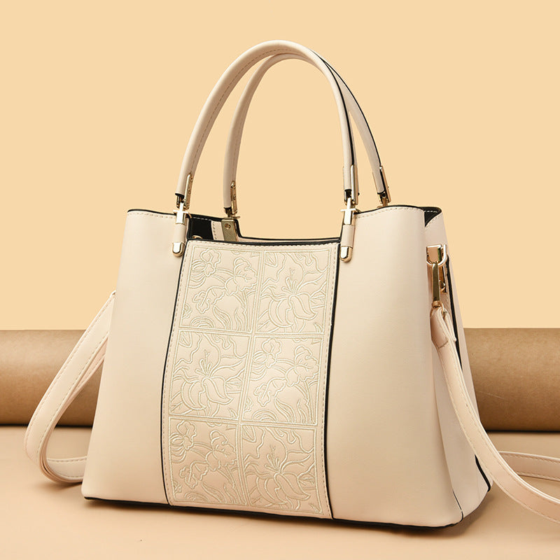 Elegant Embroidered Handbag Bowlift